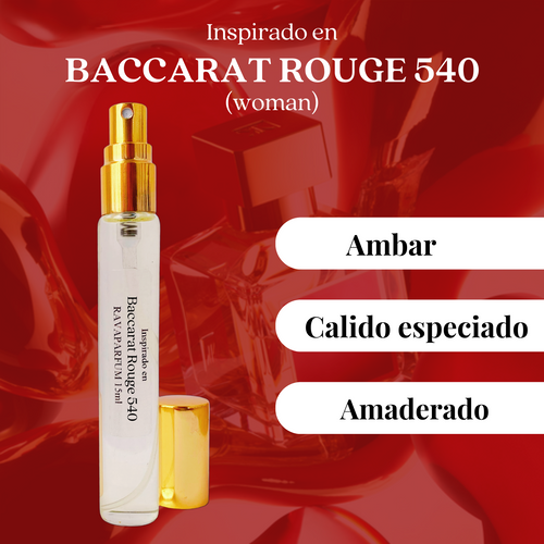 Inspirado en BACCARAT ROUGE 540(unisex)