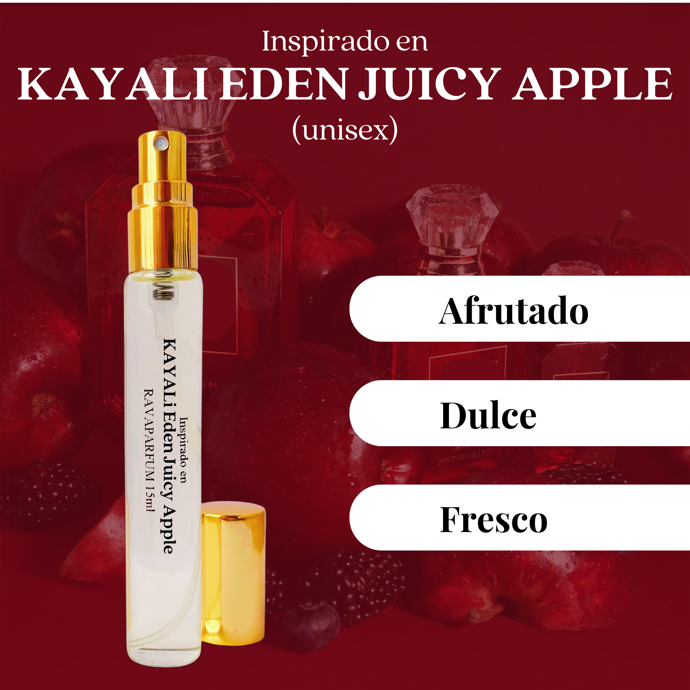 Inspirado en KAYALI EDEN JUICY APPLE (unisex)
